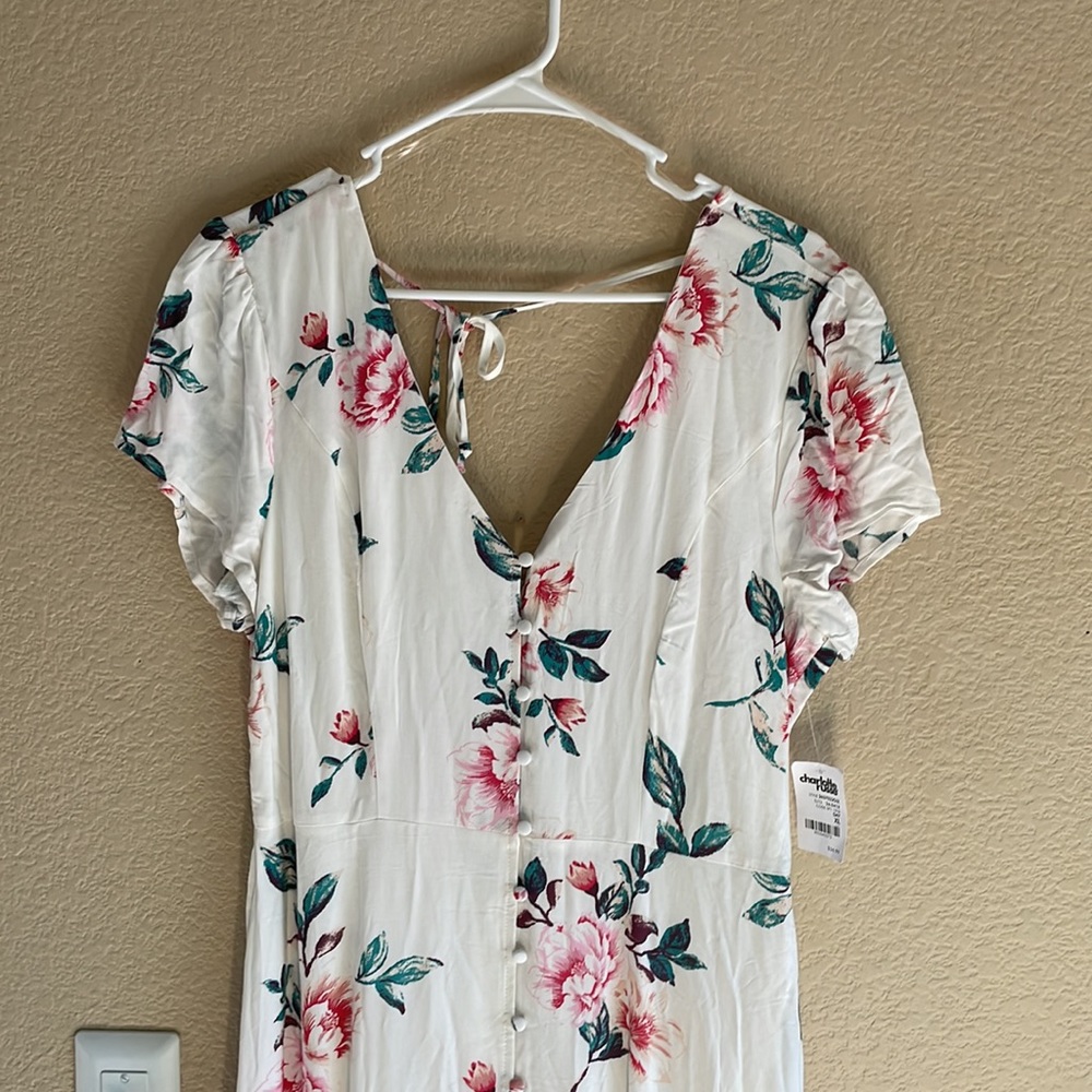 White Floral Dress